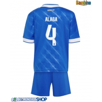 Maglie da calcio Real Madrid David Alaba #4 Terza Maglia Bambino 2025-26 Manica Corta (+ Pantaloni corti)